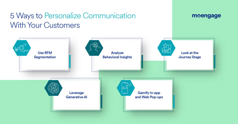 5 ways to personalize communication with your customers for improved engagement