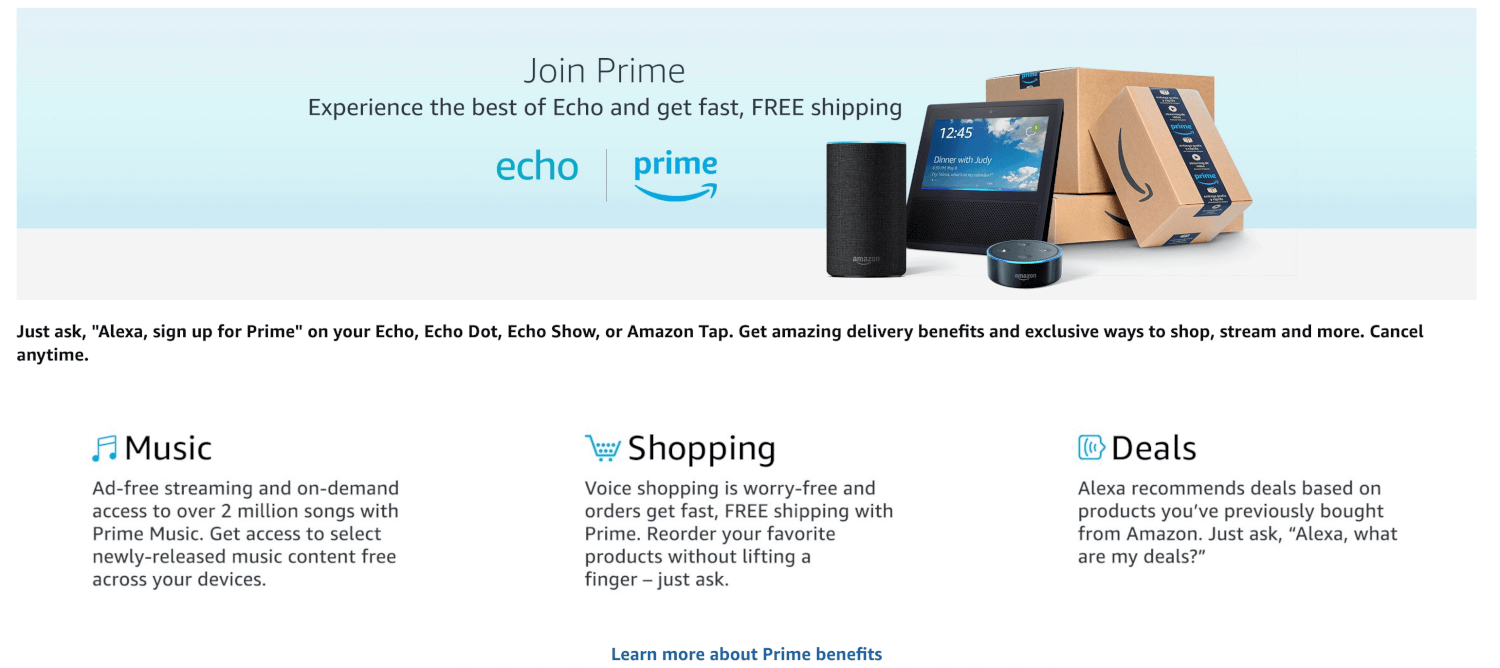 the image shows Amazon Loyalty Program Prime 