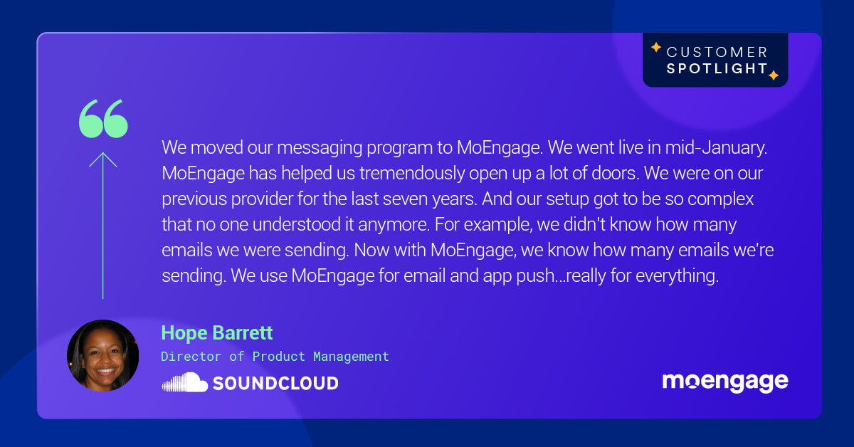 SoundCloud speaker quote - Hope Barrett