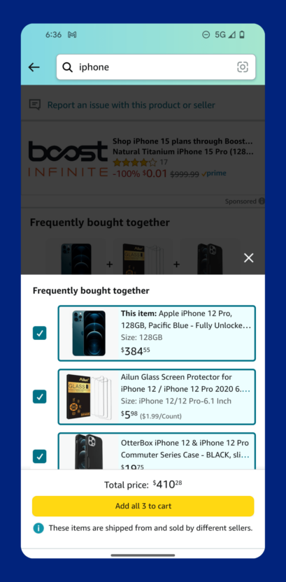 Amazon recommends products that are frequently bought together for its personalized marketing campaigns