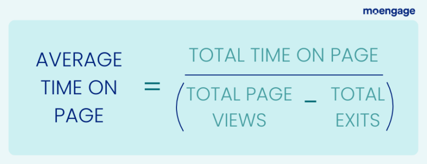 How to calculate average time on page