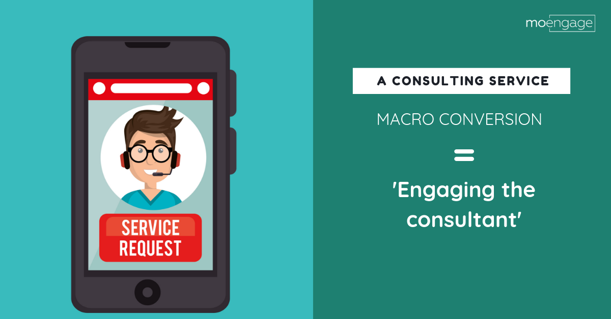 Macro conversion = engaging the consultant